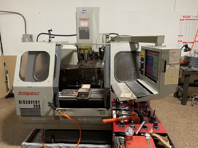 1993 BRIDGEPORT DISCOVERY 308 Vertical Machining Centers | New England Industrial Machinery