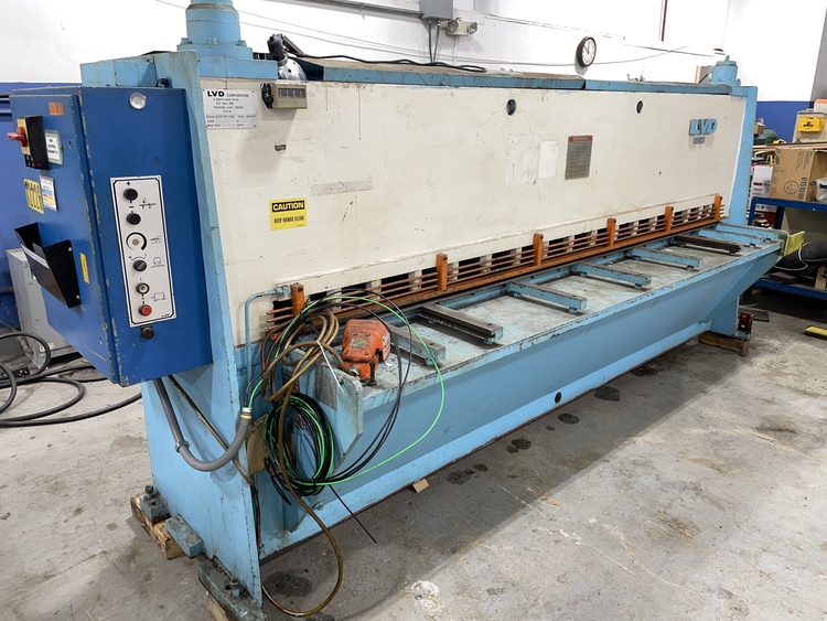 1987 LVD JS 25/10 Power Squaring Shears (Inch) | New England Industrial Machinery