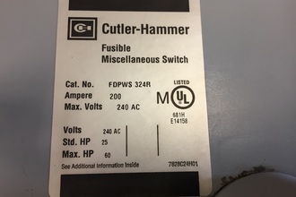 CUTLER HAMMER FDPWS 324R Electrical Equipment, Circuit Breakers | New England Industrial Machinery (8)