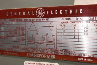 GENERAL ELECTRIC 9T23B3875 Electrical Equipment, 3- Phase Transformers | New England Industrial Machinery (8)